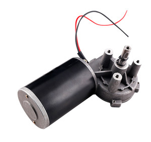 কাস্টমাইজড হাই টর্ক 12v 24v মিনি লো আরপিএম ব্রাশ ডিসি ইলেকট্রিক ওয়ার্ম গিয়ার মোটর